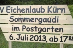 Sommergauditafel 2013
